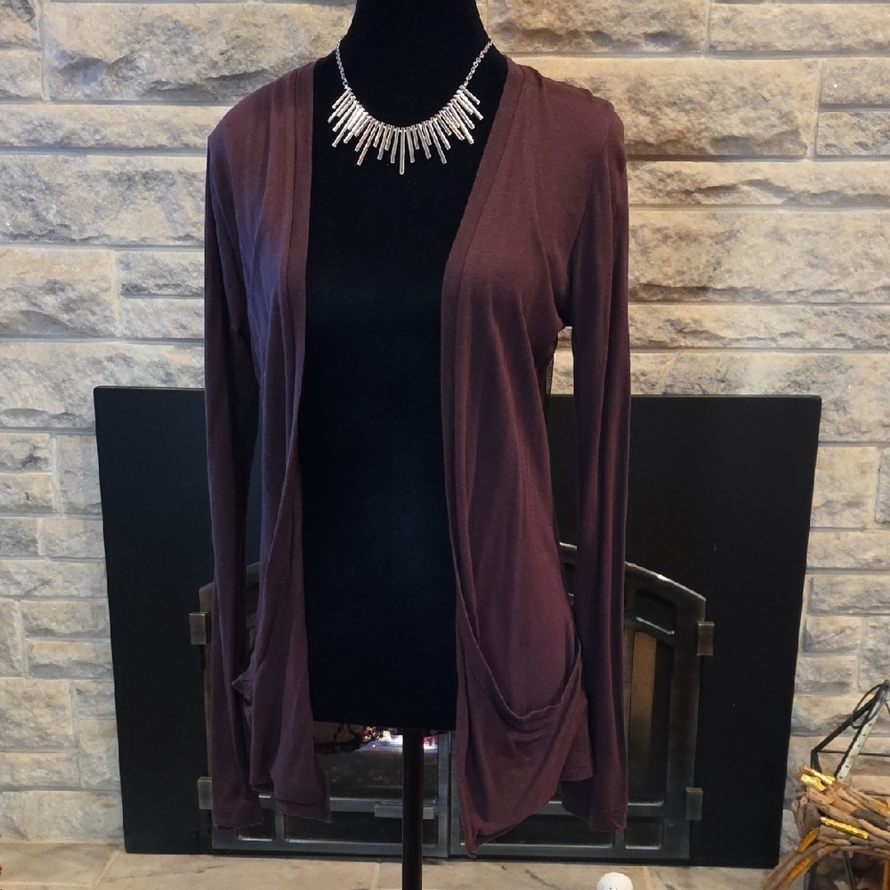 2/$25 Maurices Dark Brown Women's Cardigan Sweater. Size Medium